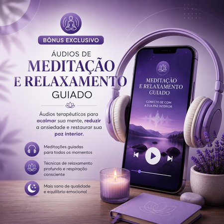 Bônus #3 — Áudios de Meditação e Relaxamento Guiado