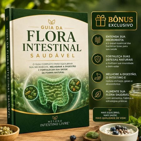 Bônus #2 — Guia da Flora Intestinal Saudável