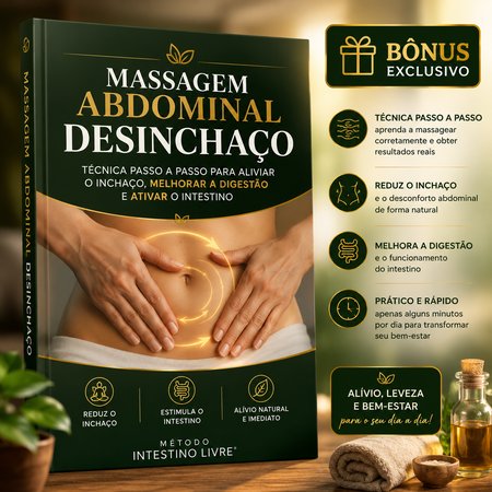 Bônus #3 — Massagem Abdominal Desinchaço